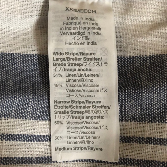 Chambray cover-up dress in stripe - Picture 5 of 5